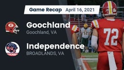 Recap: Goochland  vs. Independence  2021