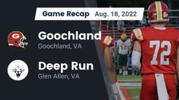 Recap: Goochland  vs. Deep Run  2022