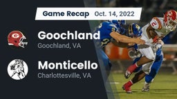 Recap: Goochland  vs. Monticello  2022