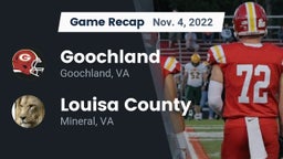 Recap: Goochland  vs. Louisa County  2022