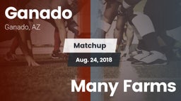 Matchup: Ganado vs. Many Farms 2018