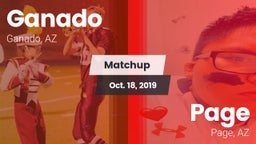Matchup: Ganado vs. Page  2019