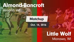 Matchup: Almond-Bancroft vs. Little Wolf  2016