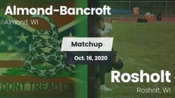 Matchup: Almond-Bancroft vs. Rosholt  2020