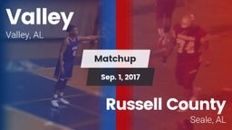 Matchup: Valley vs. Russell County  2017