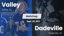 Matchup: Valley vs. Dadeville  2017