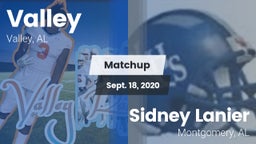 Matchup: Valley vs. Sidney Lanier  2020