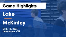 Lake  vs McKinley  Game Highlights - Dec. 12, 2023