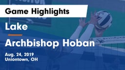 Lake  vs Archbishop Hoban  Game Highlights - Aug. 24, 2019