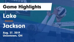 Lake  vs Jackson  Game Highlights - Aug. 27, 2019