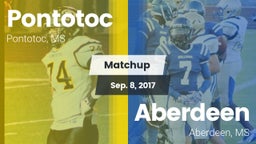 Matchup: Pontotoc  vs. Aberdeen  2017