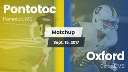 Matchup: Pontotoc  vs. Oxford  2017