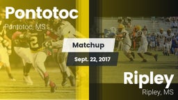Matchup: Pontotoc  vs. Ripley  2017
