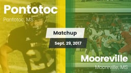 Matchup: Pontotoc  vs. Mooreville  2017