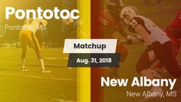 Matchup: Pontotoc  vs. New Albany  2018