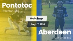 Matchup: Pontotoc  vs. Aberdeen  2018