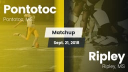 Matchup: Pontotoc  vs. Ripley  2018