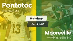 Matchup: Pontotoc  vs. Mooreville  2019