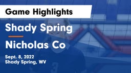Shady Spring  vs Nicholas Co Game Highlights - Sept. 8, 2022