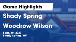 Shady Spring  vs Woodrow Wilson  Game Highlights - Sept. 10, 2022