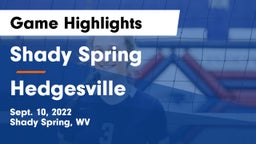 Shady Spring  vs Hedgesville  Game Highlights - Sept. 10, 2022