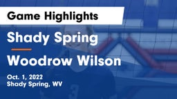 Shady Spring  vs Woodrow Wilson  Game Highlights - Oct. 1, 2022