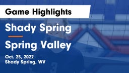 Shady Spring  vs Spring Valley  Game Highlights - Oct. 25, 2022