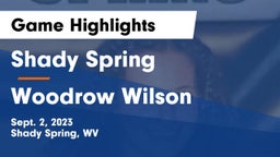 Shady Spring  vs Woodrow Wilson  Game Highlights - Sept. 2, 2023