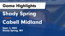 Shady Spring  vs Cabell Midland  Game Highlights - Sept. 2, 2023