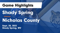 Shady Spring  vs Nicholas County  Game Highlights - Sept. 28, 2023