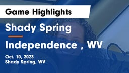 Shady Spring  vs Independence , WV Game Highlights - Oct. 10, 2023
