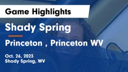 Shady Spring  vs Princeton , Princeton WV Game Highlights - Oct. 26, 2023