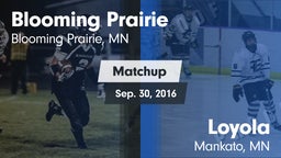 Matchup: Blooming Prairie vs. Loyola  2016