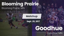 Matchup: Blooming Prairie vs. Goodhue  2017