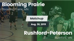 Matchup: Blooming Prairie vs. Rushford-Peterson  2019