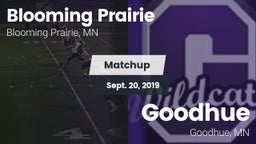 Matchup: Blooming Prairie vs. Goodhue  2019