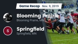 Recap: Blooming Prairie  vs. Springfield  2019
