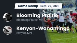 Recap: Blooming Prairie  vs. Kenyon-Wanamingo  2023