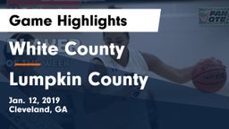 White County  vs Lumpkin County  Game Highlights - Jan. 12, 2019