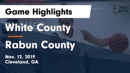 White County  vs Rabun County  Game Highlights - Nov. 12, 2019