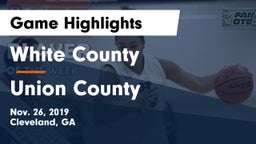 White County  vs Union County  Game Highlights - Nov. 26, 2019