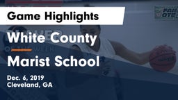 White County  vs Marist School Game Highlights - Dec. 6, 2019