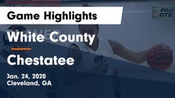 White County  vs Chestatee  Game Highlights - Jan. 24, 2020