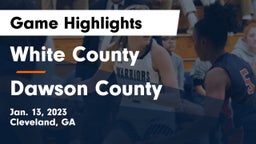 White County  vs Dawson County  Game Highlights - Jan. 13, 2023