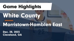 White County  vs Morristown-Hamblen East  Game Highlights - Dec. 28, 2023