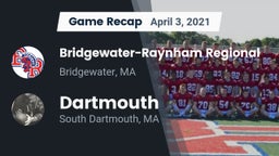 Recap: Bridgewater-Raynham Regional  vs. Dartmouth  2021