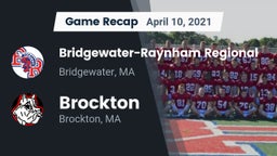 Recap: Bridgewater-Raynham Regional  vs. Brockton  2021