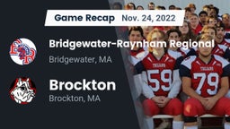Recap: Bridgewater-Raynham Regional  vs. Brockton  2022