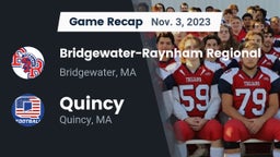 Recap: Bridgewater-Raynham Regional  vs. Quincy  2023