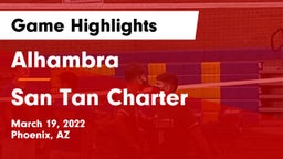Alhambra  vs San Tan Charter Game Highlights - March 19, 2022